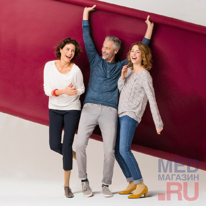 Гольфы компрессионные Ofa Classic 2 класс открытый мыс, стандартные, черные