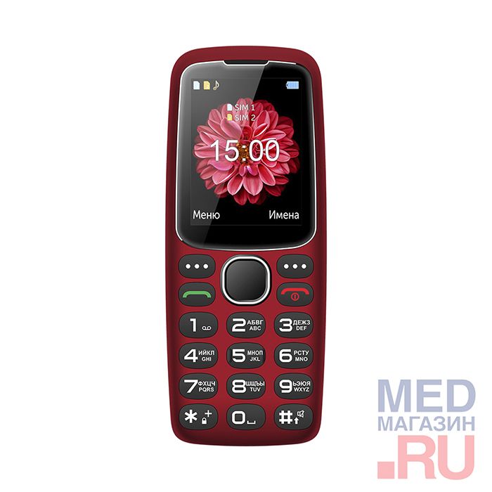 Мобильный телефон teXet TM-b30, красный