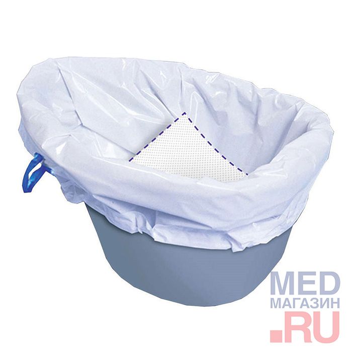 Сare Bag Commode liner, 2 шт - одноразовые гигиенические пакеты для унитазов и горшков