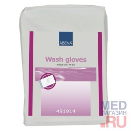 Рукавицы для мытья Wash gloves Airlaid/PE