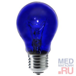 Лампа накаливания вольфрамовая синяя Лампа накаливания вольфрамовая синяя