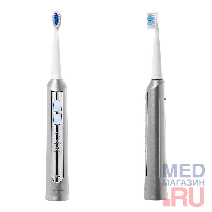 Зубная щетка звуковая электрическая SonicPulsar CS-233-UV с зарядным устройством
