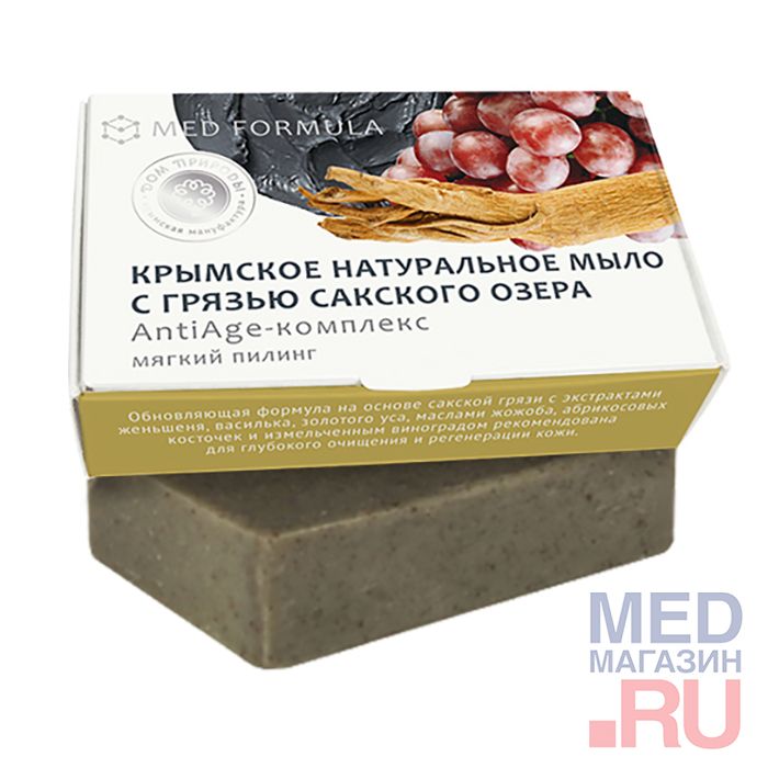 Крымское мыло AntiAge-Комплекс, мягкий пилинг, 100 г