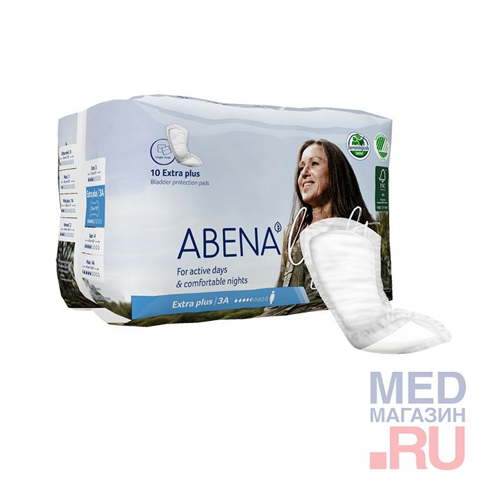 Прокладки впитывающие Abena Light Extra Plus, 10 шт/уп