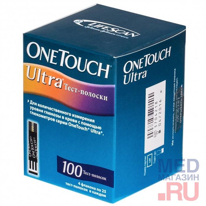 Тест-полоски OneTouch Ultra