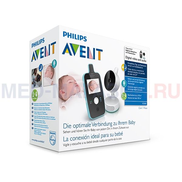 Видеоняня для присмотра за новорожденными и детьми до 3-х лет Philips Avent