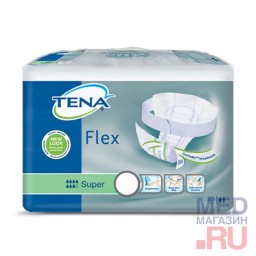 Подгузники Tena Flex Super поясные для взрослых (30шт/уп)