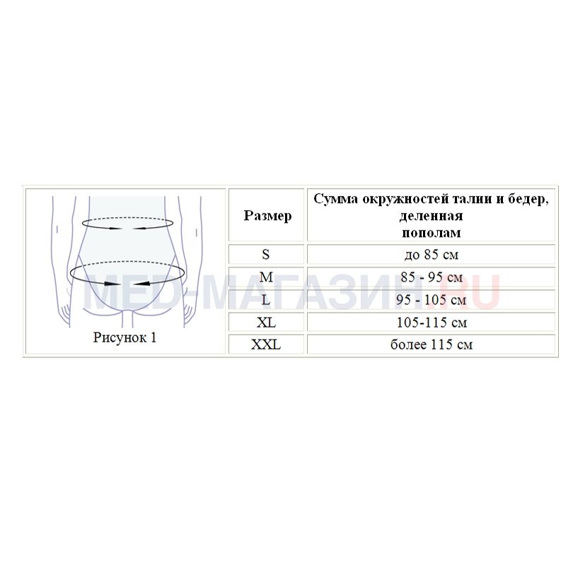 Бандаж грыжевой паховый двухсторонний Orlett HB-484