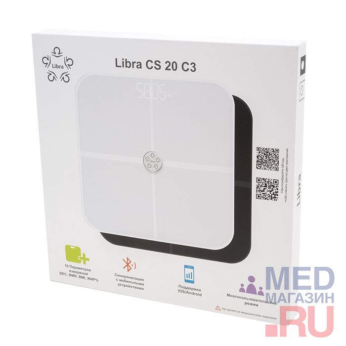 Анализаторы состава тела и весы Libra CS20C3