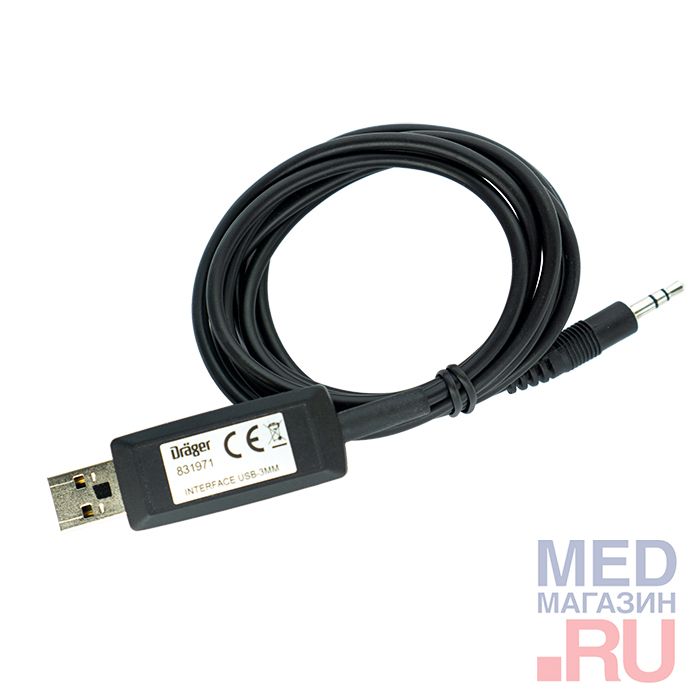 Кабель для подключения к ПК: принадлежность для алкотестеров Alcotest 6810/6820