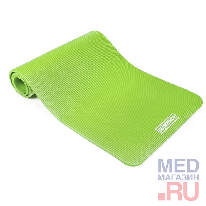 Спортивный коврик US Medica Comfort Fit салатовый