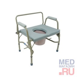Кресло-туалет арт. 10582 повышенной грузоподъемности Кресло-туалет арт. 10582 повышенной грузоподъемности
