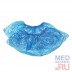 Медицинские бахилы одноразовые гладкие синие с повышенной прочностью 30 мкм (2500 пар) 6013: