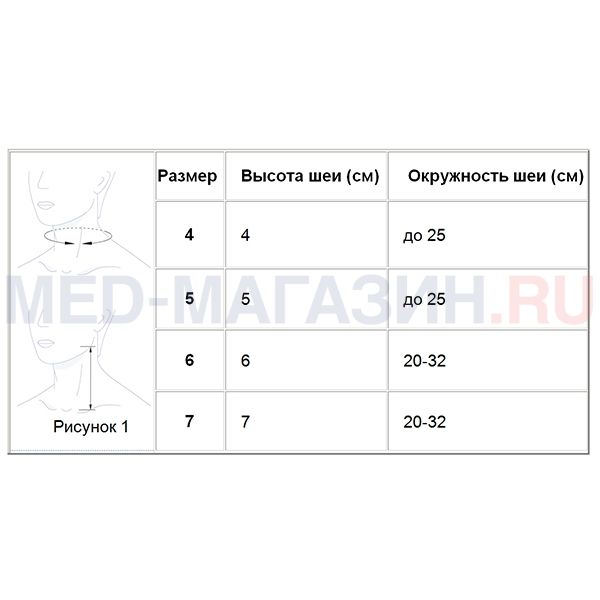 Бандаж на шейный отдел позвоночника БН6-53 детский Orlett (Шина Шанца)
