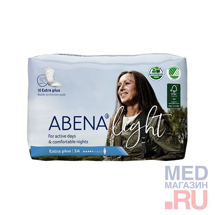 Прокладки впитывающие Abena Light Extra Plus, 10 шт/уп