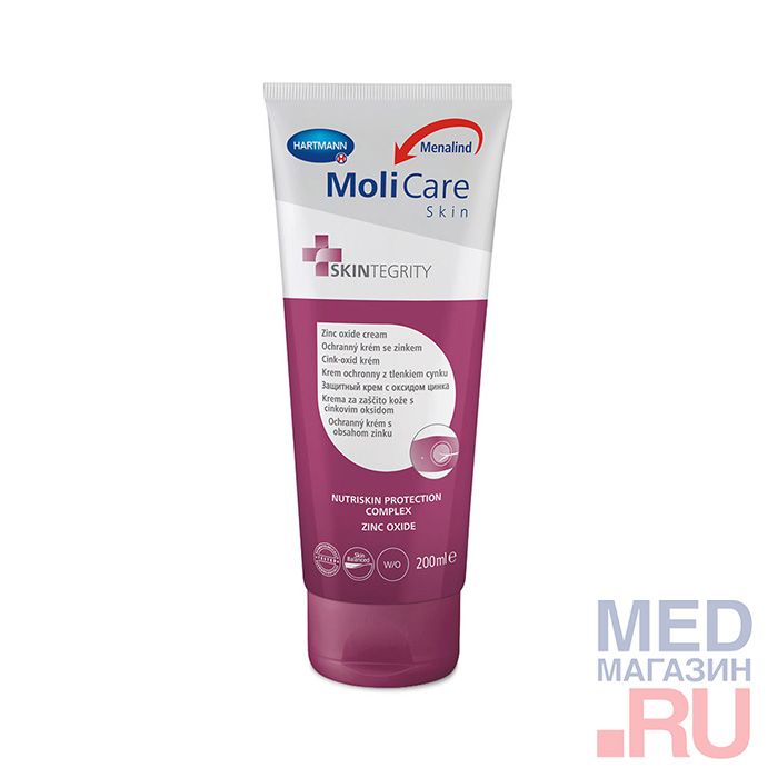 Защитный крем с оксидом цинка MoliCare Skin 200 мл