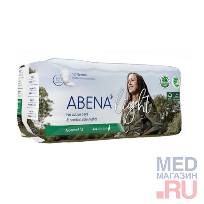 Прокладки Abena Light Normal, 12 шт/уп