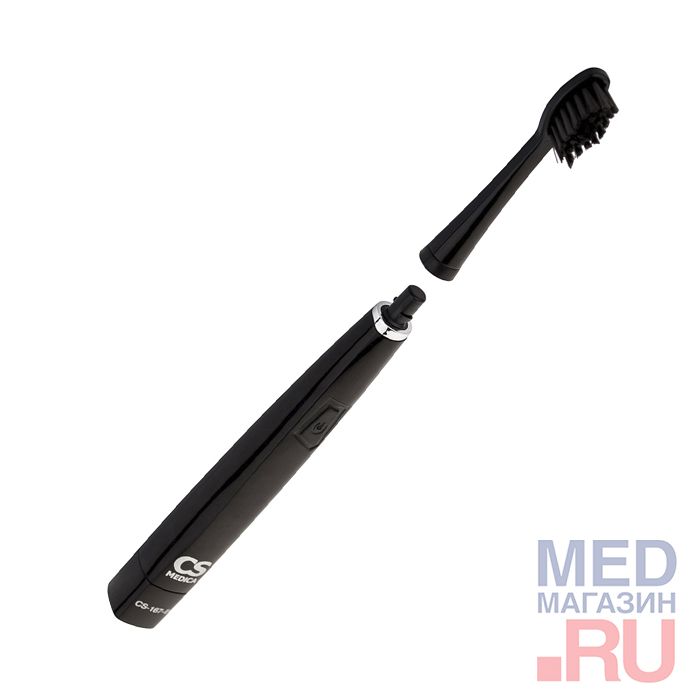 Электрическая звуковая зубная щетка CS Medica SonicMax CS-167-B, черная