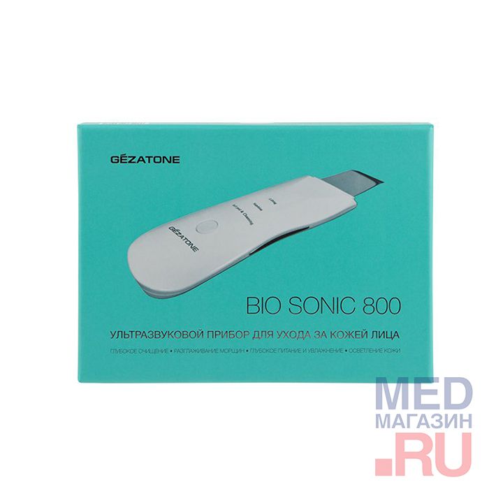 Аппарат для ультразвуковой чистки лица Bio Sonic 800, Gezatone