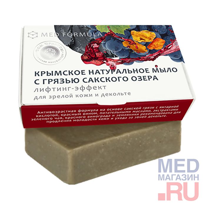 Крымское мыло Лифтинг-эффект, для зрелой кожи и декольте, 100 г
