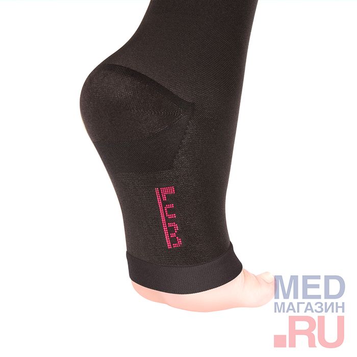 ID-210T(полупрозрачные) Гольфы медицинские компрессионные"LUOMMA IDEALISTA"(2 класс, открытый носок)